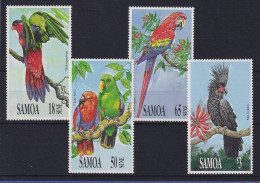 Samoa I Sisifo 1991 Mi.-Nr. 713-716 Postfrisch ** / MNH Vögel - Samoa