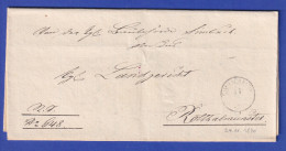 Bayern Dienstbrief Mit Rundstempel SIMBACH A./INN 1870 - Other & Unclassified