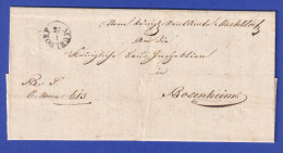 Bayern Dienstbrief Mit Fingerhut-Stempel MÜHLDORF 1840 - Otros & Sin Clasificación