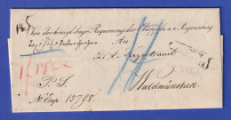 Bayern Dienstbrief Mit Zweizeiler REGENSBURG 1864 - Otros & Sin Clasificación