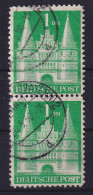 Bizone 1948 Holstentor 1 DM Mi.-Nr. 97 II Hohlkopie - ST Von POST Fett  O  - Usados
