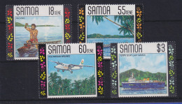 Samoa I Sisifo 1990 Mi.-Nr. 696-699 Postfrisch ** / MNH Transportmittel - Samoa
