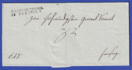 Bayern Kirchlicher Dienstbrief Mit Rayon-Stempel REGENSBURG 1818 - Other & Unclassified