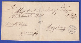 Bayern Dienstbrief Mit Fingerhut-Stempel MURNAU Nach 1834 - Altri & Non Classificati