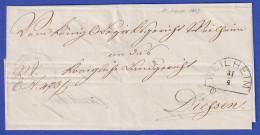 Bayern Dienstbrief Mit Halbkreis-Stempel WEILHEIM 1869 - Sonstige & Ohne Zuordnung