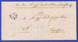 Bayern Dienstbrief Mit Fingerhut-Stempel MÜHLDORF 1841 - Autres & Non Classés