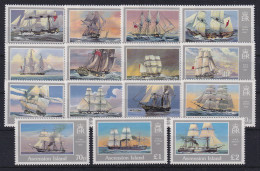 Ascension Island Segelschiffe Mi.-Nr. 410-424 Postfrisch** - Saint Helena Island