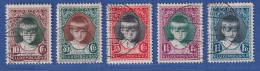 Luxemburg 1929 Kinderhilfe Mi.-Nr. 213-217, Gestempelt, Geprüft Böttger BPP - Altri & Non Classificati