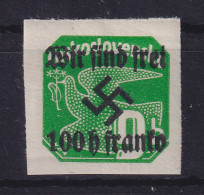 Sudetenland (Rumburg) 1938 Freimarke 100 H Auf 9 H Mi.-Nr. 30 Postfrisch ** - Sudetenland