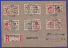 Lokalausgaben Finsterwalde 1946 Mi-Nr. 1-12 Auf Orts-R-Brief  - Lettres & Documents