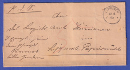 Preußen Dienstbrief Mit Einkreisstempel LIPPUSCH, 1885 - Other & Unclassified