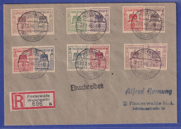 Lokalausgaben Finsterwalde 1946 Mi-Nr. 1-12, Auf Orts-R-Brief  - Lettres & Documents