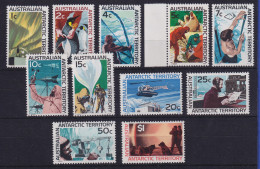 Australische Antarktis 1966 Mi.-Nr. 8-18 Antarktisforschung Postfrisch **/ MNH  - Andere & Zonder Classificatie