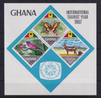 Ghana 1967 Tiere Mi.-Nr. Block 29 ** / MNH - Ghana (1957-...)