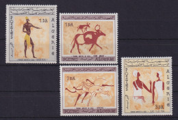 Algerien 1966 Höhlenmalereien Mi.-Nr. 444-447 Postfrisch ** - Algeria (1962-...)