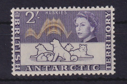 Britische Antarktis 1963 Schlittenhunde Und Polarlicht Mi.-Nr. 11 Postfrisch ** - Sonstige & Ohne Zuordnung