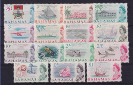 Bahamas 1965 Landestypische Motive Mi.-Nr. 209-223 Postfrisch ** - Bahama's (1973-...)