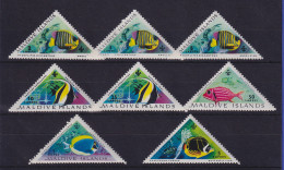 Malediven 1963 Tropische Fische Mi.-Nr. 109-116 Postfrisch ** - Malediven (1965-...)