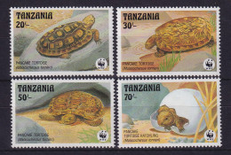 Tansania 1993 Schildkröten Mi.-Nr. 1511-1514 Postfrisch ** - Tanzania (1964-...)