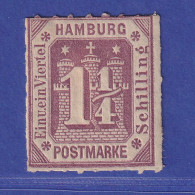 Altdeutschland Hamburg Wappen 1 1/4 Schilling  Mi.-Nr. 20 A Ungebraucht * - Hamburg