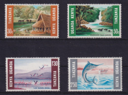 Kenya, Uganda, Tansania 1966 Landestypische Motive Mi.-Nr. 148-151 Postfrisch ** - Tanzania (1964-...)