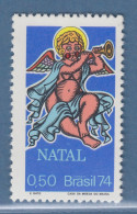 Brasilien 1974 Weihnachten Weihnachtsengel Mi.-Nr. 1463 ** - Autres & Non Classés