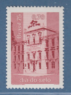 Brasilien 1975 Tag Der Briefmarke Hauptpostamt Rio De Janeiro Mi.-Nr. 1498 ** - Autres & Non Classés