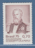 Brasilien 1975 150. Geburtstag Von Kaiser Petro II. Mi.-Nr. 1513 ** - Autres & Non Classés