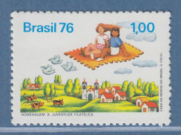 Brasilien 1976 Tag Der Briefmarke Jugendphilatelie Mi.-Nr. 1552 ** - Autres & Non Classés