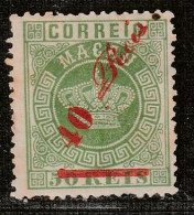 MACAO - N°15 Nsg (1885) 40r Sur 50 - Neufs