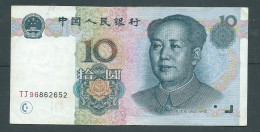 CHINE - CHINA BANKNOTE - 10 YUAN 1999 TJ96862652 - Laura 6224 - China