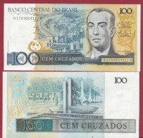 Brésil-- 100 Cruzeiros  --1988   ---UNC --(396) - Brasil