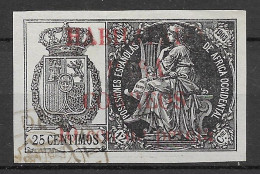 Spanish Guinea 1904 Fiscally Used After All (SN 2711) - Spanish Guinea