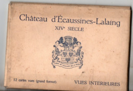 Château D'Ecaussinnes - Lalaing , Pochette De 12 Cartes Postales Grand Format - Ecaussinnes