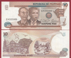 Philippines--10 Piso  --2001   ---UNC --(400) - Philippines