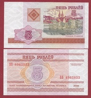 Belarus   5 Rublei  2000 (UNC-NEUF) --(335 BIS) - Wit-Rusland