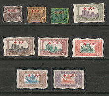 Tunisie YT 50/58 Surcharge Carmin Prisonniers De Guerre N* (infime) Sauf 57/58 N** - Unused Stamps