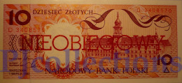 POLONIA - POLAND 10 ZLOTYCH 1990 PICK 167a UNC - Polonia