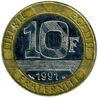 France - 1991 - KM 964.1 - 10 Francs - XF - 10 Francs