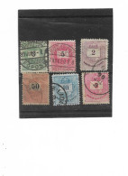 Lot 22 Timbres  De Hongrie,  ,dentelé 12 - 11 1/2 ,année :1871-98 - Used Stamps