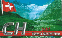 Switzerland Prepaid: CH - Schweizer Fahne - Suiza