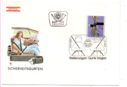 Österreich 1975 MiNr.: 1483 Sicherheitsgurten Ersttag; Austria, Safety Belt FDC Scott: 1012 YT: 1312 Sg: 1732 - FDC