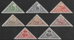 Portuguese Colonies 1924 Nyassa Postage Due Vasco Da Gama Etc 8val Mi N.1-3,5-9 MH/SG */SG - Nyassa