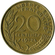 France - 1972 - KM 930 - 20 Centimes - XF - 20 Centimes