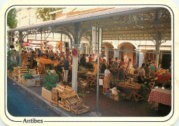 Marchés - Antibes - Le Marché Provençal - Marché De Provence - Fruits Et Légumes - CPM - Flamme Postale De Antibes - Voi - Mercati
