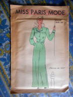 PATRON ANCIEN MISS MODE PARIS CHEMISE DE NUIT - Patrones