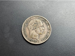 1899 Denmark Christian IX 10 Ore Silver Coin .40, VF Very Fine - Denmark