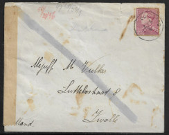 Belgium. Stamps Sc. 294 On Commercial Letter, Opened By CENSOR 52 Sent From Diest On 2.12.1939 For Zwolle Netherlands - 1936-1951 Poortman