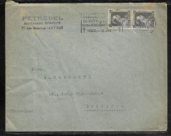 Belgium. Stamps Sc. 310 On Commercial Letter, Sent From Anvers On 8.12.1939 For Schiedam Netherlands - 1936-1957 Open Kraag