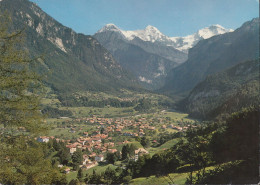 Schweiz - 3812 Wilderswil - Alte Ortsansicht Mit Eiger, Mönch Und Jungfrau - Nice Stamp - Wilderswil